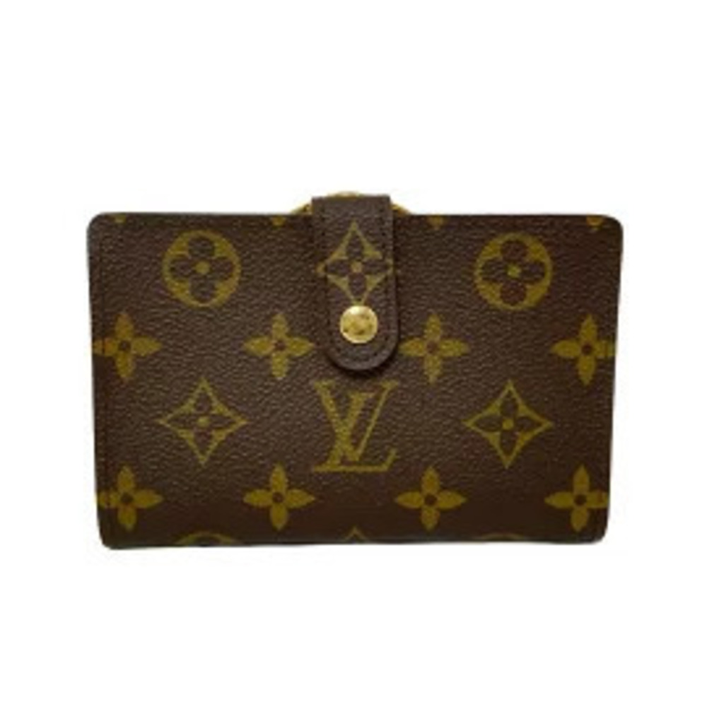 LOUIS VUITTON Porte Monnaie Bifold Wallet Leather